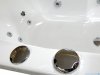 Riho Lugo 190x80cm wanna prostokątna z hydromasażem Pneumatic prawa + nogi + syfon BT04-PNE-P